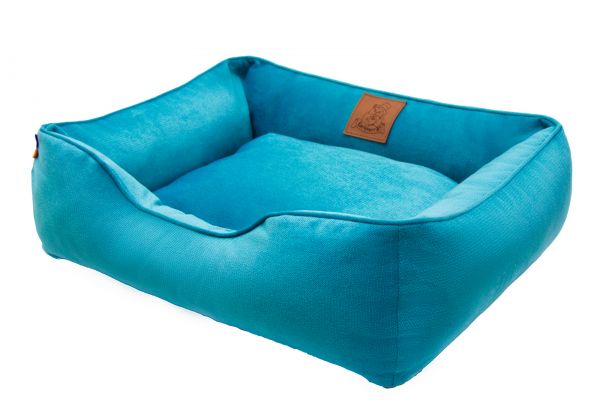 Лежак для котів та собак блакитний
