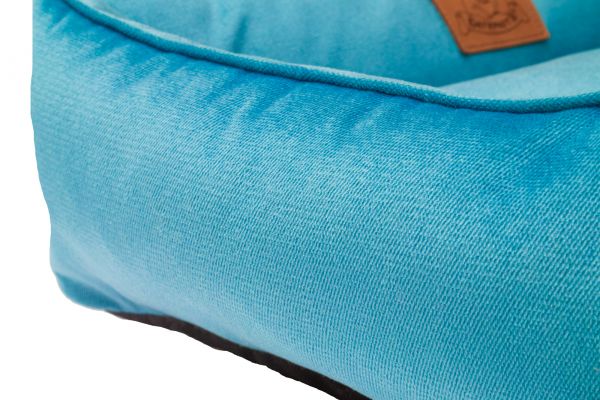 Лежак для котів та собак блакитний