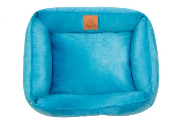 Лежак для котів та собак блакитний